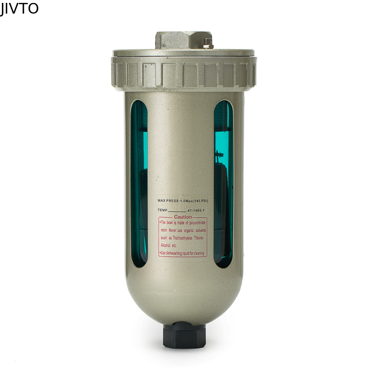 Pneumatic Automatic Air Water Drain AD402-04 AH402 1/2" Inlet To 3/8" Nylon Bowl