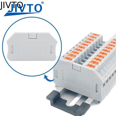 D-PTV 2.5/4 Khóa cuối cho đường dẫn bên PTV 2 Push-in Wire Connector Electrical DIN Terminal Block