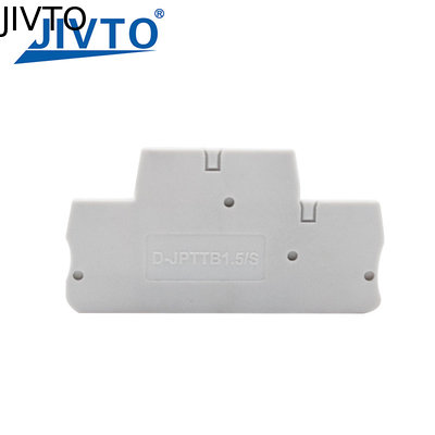 D-PTTB 1.5/S Khóa cuối PTTB1.5/S Máy kết nối hai cấp Din Terminal Block Accessories 1.5mm Plastic Barrier End Plate